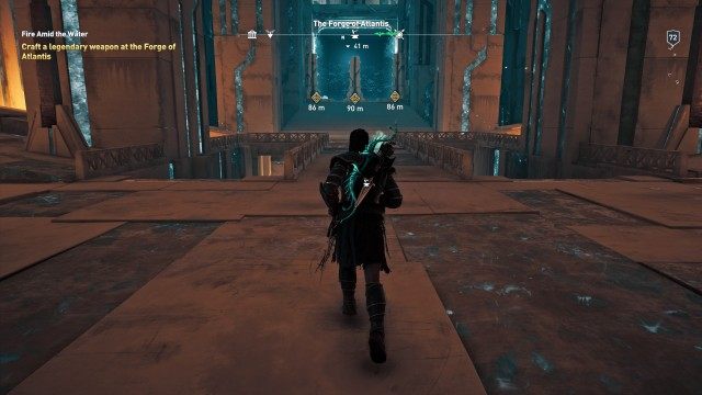 Craft a legendary weapon at the Forge of Atlantis