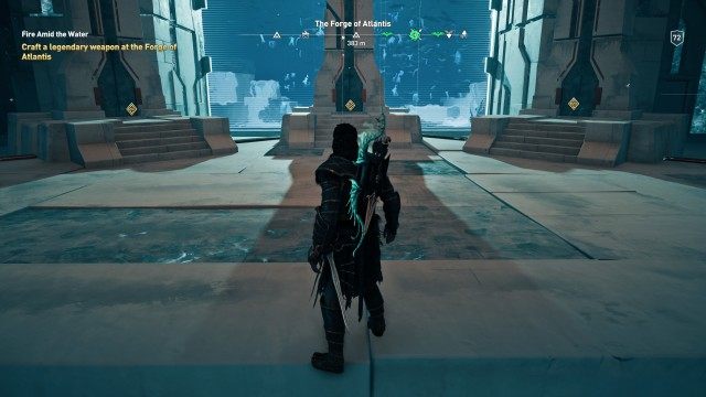 Craft a legendary weapon at the Forge of Atlantis