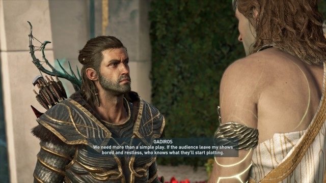Find and Talk to Gadiros