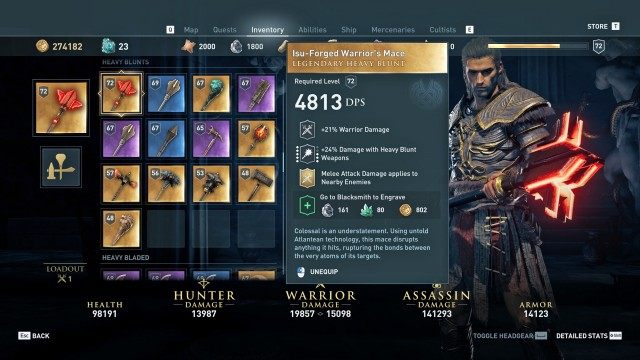 Craft a legendary weapon at the Forge of Atlantis