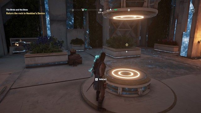 Return the rock to Neokles's Device
