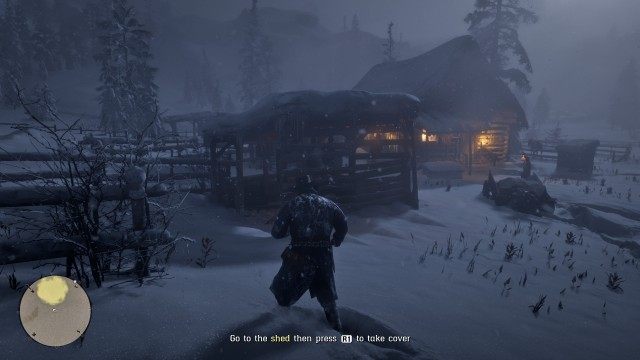 Follow Dutch / Go to the shed and take cover