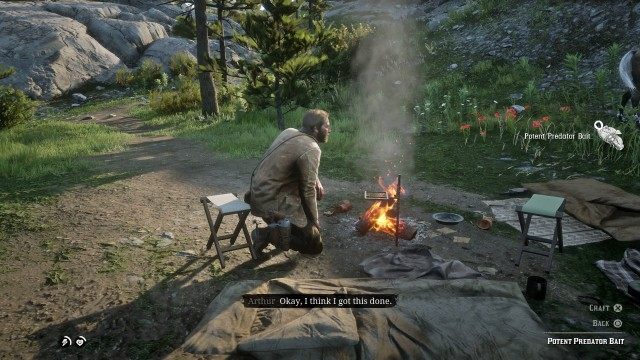 Craft Potent Predator Bait / Tear down your camp