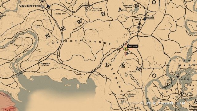 Drive the wagon to the drop off location