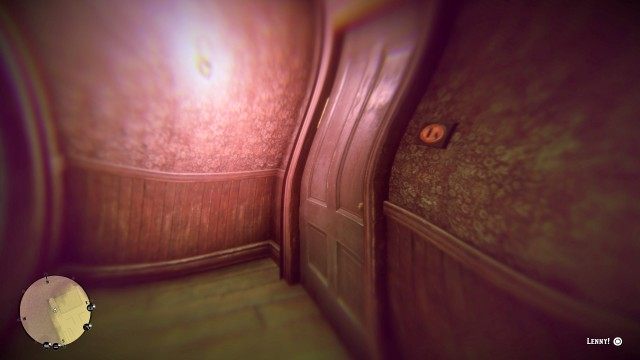 Find Lenny in the saloon