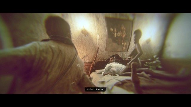 Find Lenny in the saloon