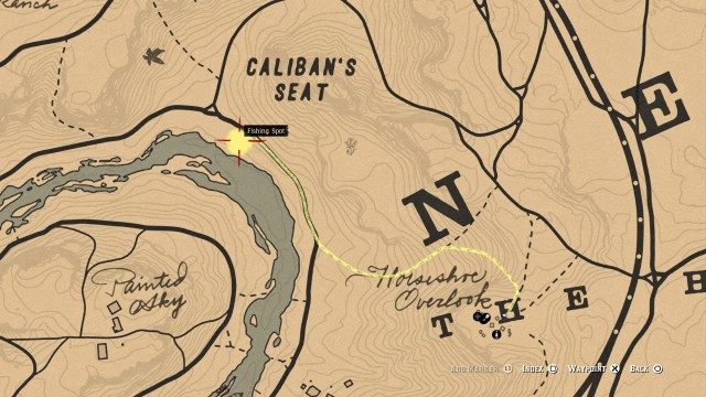 Mount your horse / Wait for Jack / Go to the fishing spot