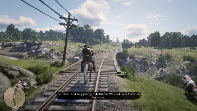 Chase the train / Ride alongside the train / Jump to the train