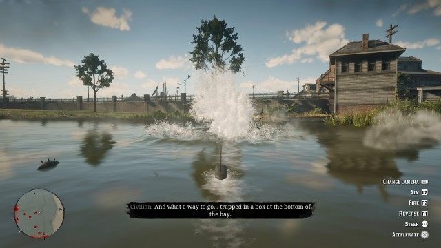 Destroy the warships while avoiding the mines