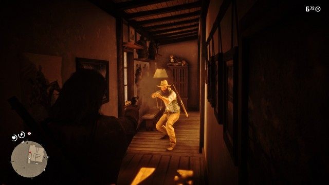 Enter the back of the gun store
