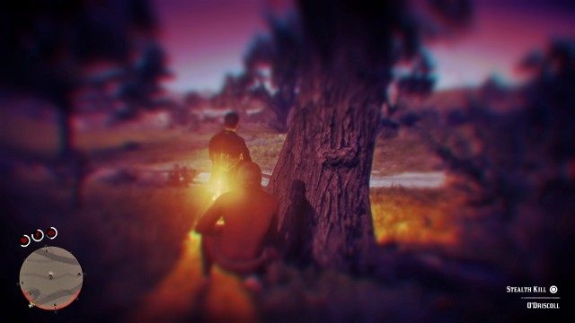 Find a way to escape / Leave the area on a horse
