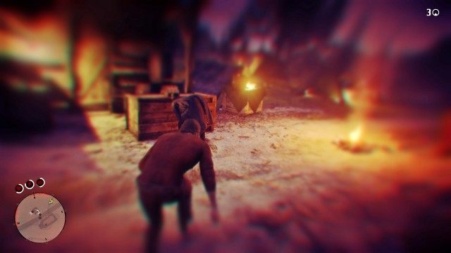 Find a way to escape / Leave the area on a horse