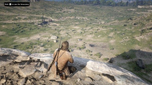Go to the observation position / Use the binoculars