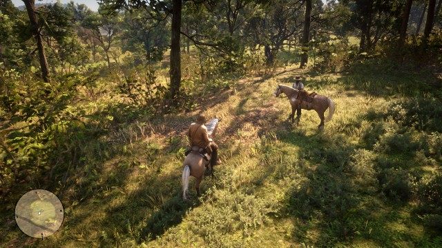 Follow the wagon / Hide the horses amongs the trees
