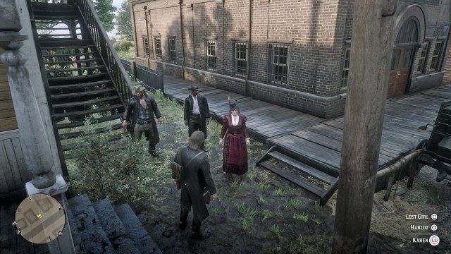 Follow the gang to the bank / Pick Karen's routine