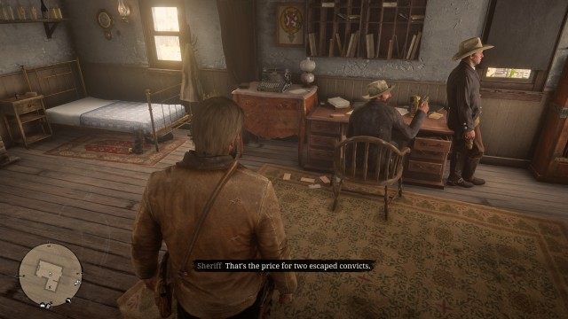 (Optional) Capture the convicts alive for their bounty / Take the convicts to the Rhodes jail / Pick up the reward