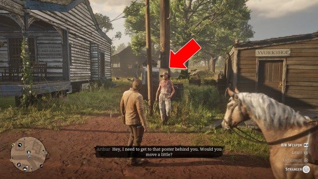 Remove the bounty posters around Rhodes