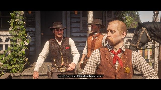 Mount your horse / Follow Archibald / Return Anders Anderson to the Sheriff's Office