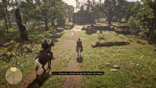 Mount your horse / Ride to Shady Belle