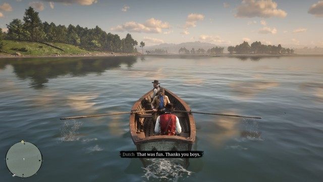 Row back to camp