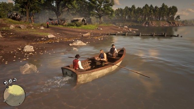 Row back to camp