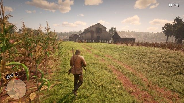 Take care of the bounty hunters in the barn / Find the bounty hunter in the barn