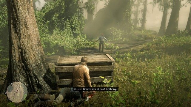 Take cover from the Moonshiner until it's safe