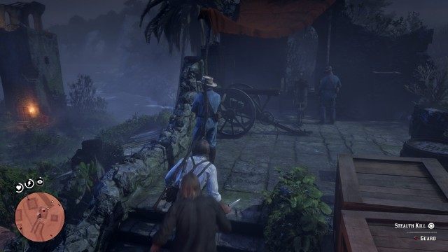 Eliminate the guards without raising an alarm / Plant the explosive