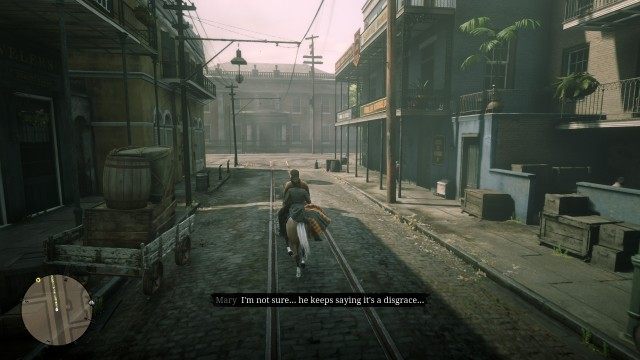 Head to the stables / Meet Mary at the stables