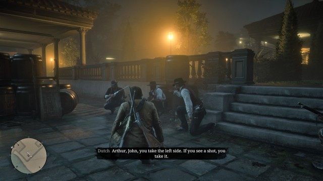 Climb into Bronte's mansion / Meet with the gang at the mansion