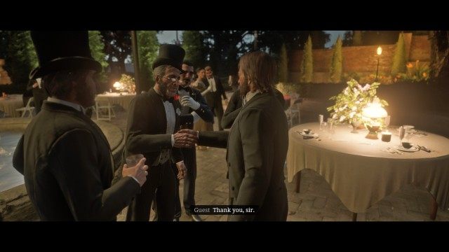 Drag the drunk away from the Mayor / Return to the Mayor