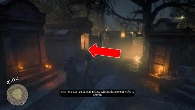 Search for the grave robbers' stash