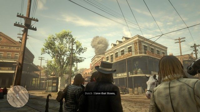 Wait with Dutch for Hosea's distraction