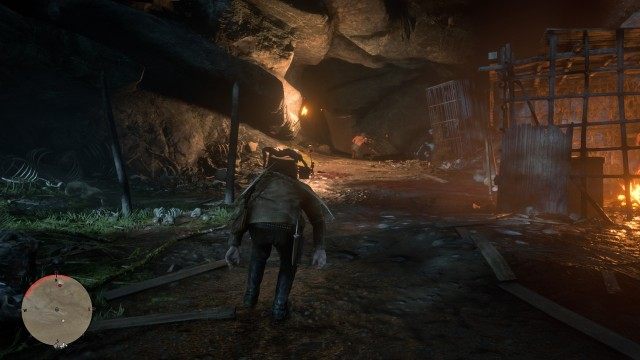 Follow Charles / Approach the cave / Take out the Murfrees