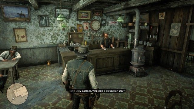Follow Uncle / Ask about Charles at the Saloon or the Fence / Find Charles at Saint Saturnines