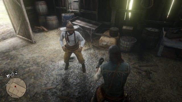 Ride to Painted Sky / Investigate the barn / Capture Ramón Cortez alive