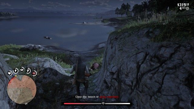 Clear the beach of gang members / Aim at Ramón Cortez boat and capture him alive