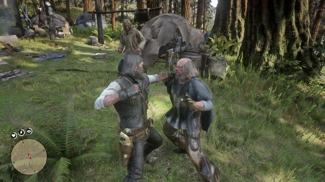  Mount your horse / Follow Miller  / Deal with the hunters