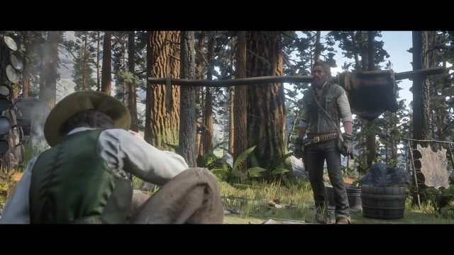  Mount your horse / Follow Miller  / Deal with the hunters