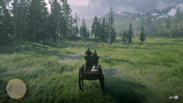 Return to Jack / Drive the wagon to Pronghorn Ranch