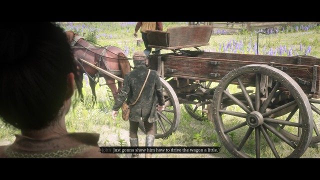 Drive the wagon to Strawberry / Park the wagon near the post office
