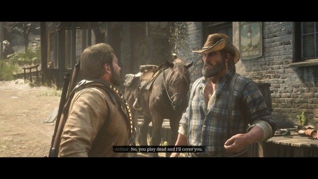 Mount your horse / Follow Bill to the ambush location