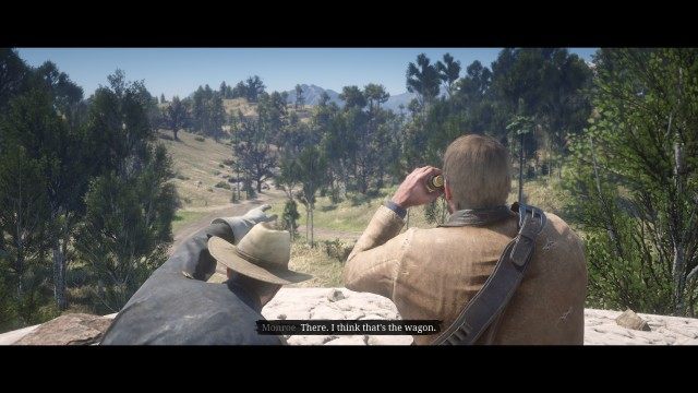 Mount your horse / Follow Captain Monroe