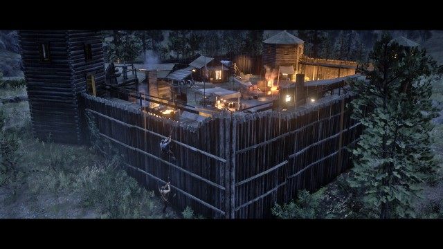 Follow Charles / Take out the guards