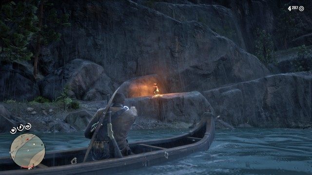 Follow Charles down the river / Head to the shore of the river
