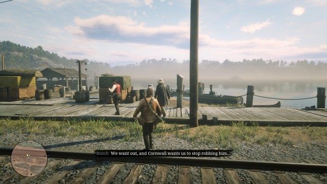 Follow Dutch / Hide behind the crate