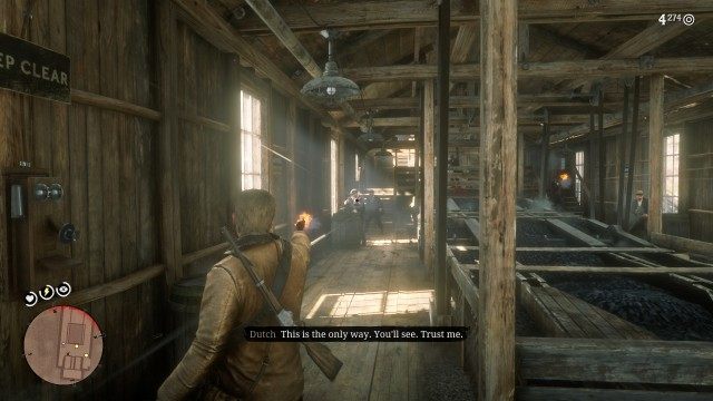 Take out Cornwall's remaining guards / Follow Dutch to make your escape / Follow Dutch and Micah