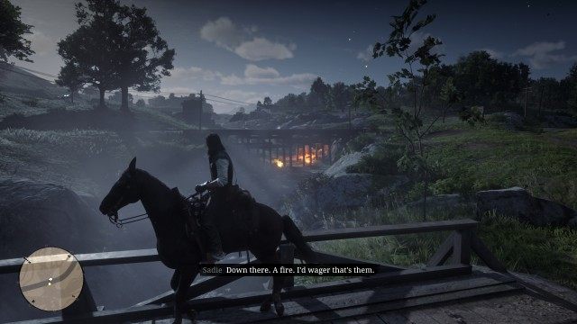 Mount your horse / Follow Sadie to Dewberry Creek