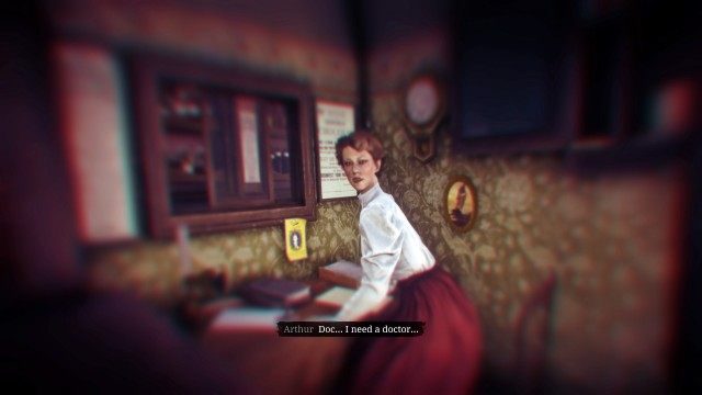 Follow the stranger / Go to the examination room