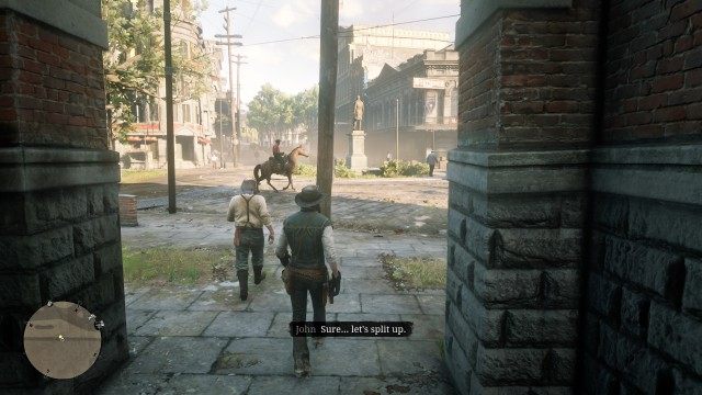Follow Uncle / Ask about Charles at the Saloon or the Fence / Find Charles at Saint Saturnines